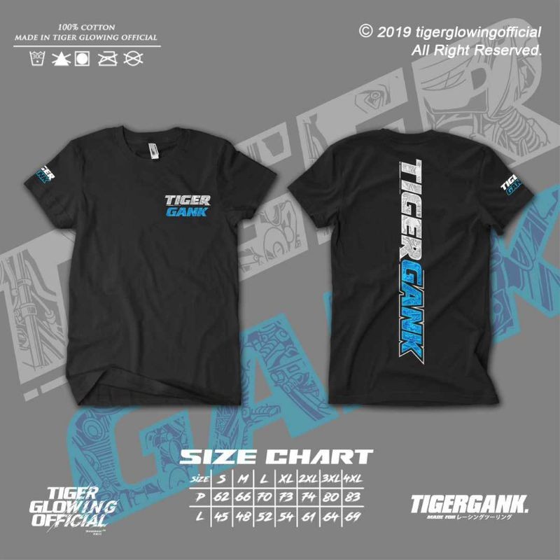 Kaos Tiger Gank Original || Terbaru Kaos Tiger Murah Tiger Gank V3