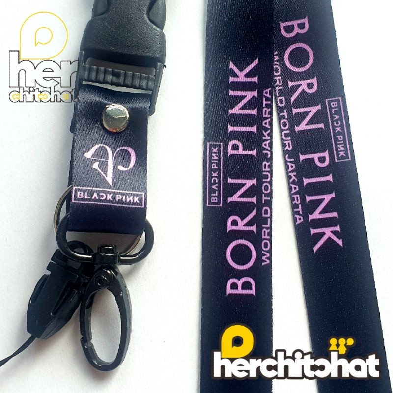 

PROMO HARI INI Lanyard BP - BORN PINK Tour Jakarta BLACK EDITION - Tali ID Card Unofficial Kpop