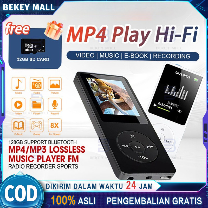NEW BEKEY MP3 Bluetooth Speaker MP3 Mini Player Bluetooth MP4 Player Bluetooth Free 32GB Card