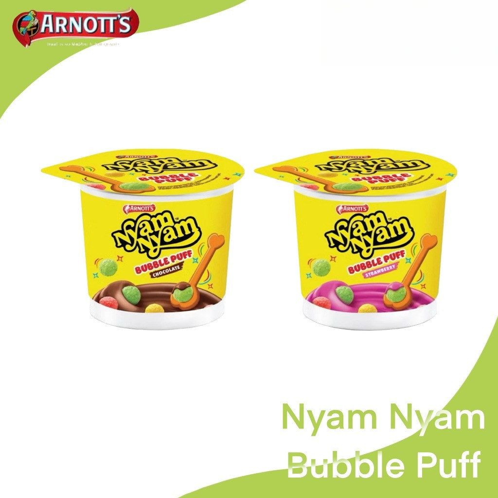 

Nyam Nyam Bubble Puff 18 gram Coklat Strawberry (1 pcs)