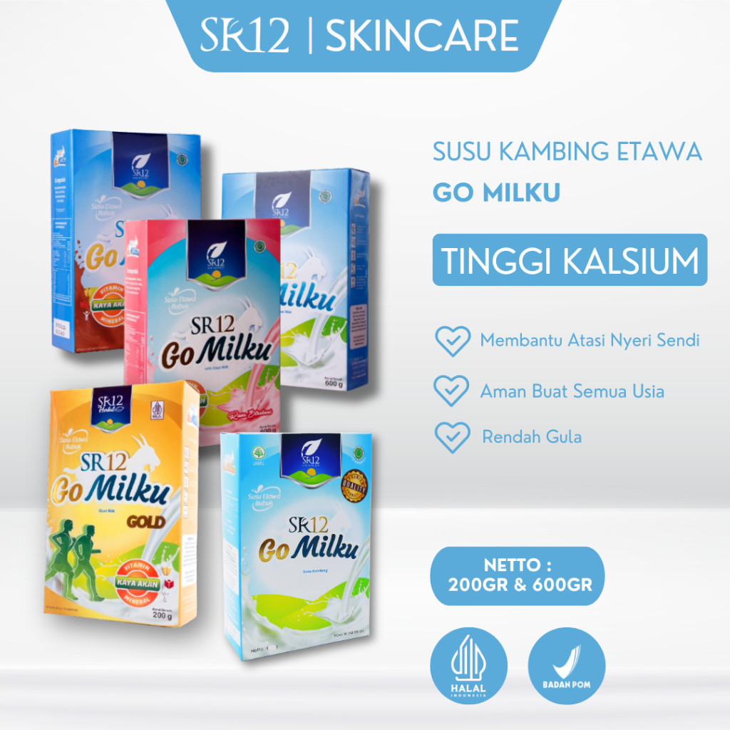 

SR12 Go Milku Premium | Susu Etawa Sehat HALAL BPOM – Cocok untuk Semua Usia