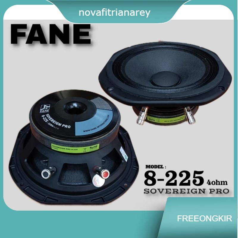 Speaker FANE SOVEREIGN 8-225 Pro FANE 8-225 Pro 8 Inch Original