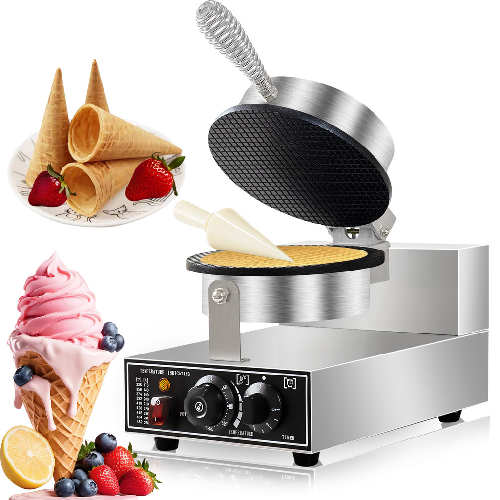 Electric ice cream cone maker commercial waffle cone machine 110V/220V waffle iron cone maker egg ro
