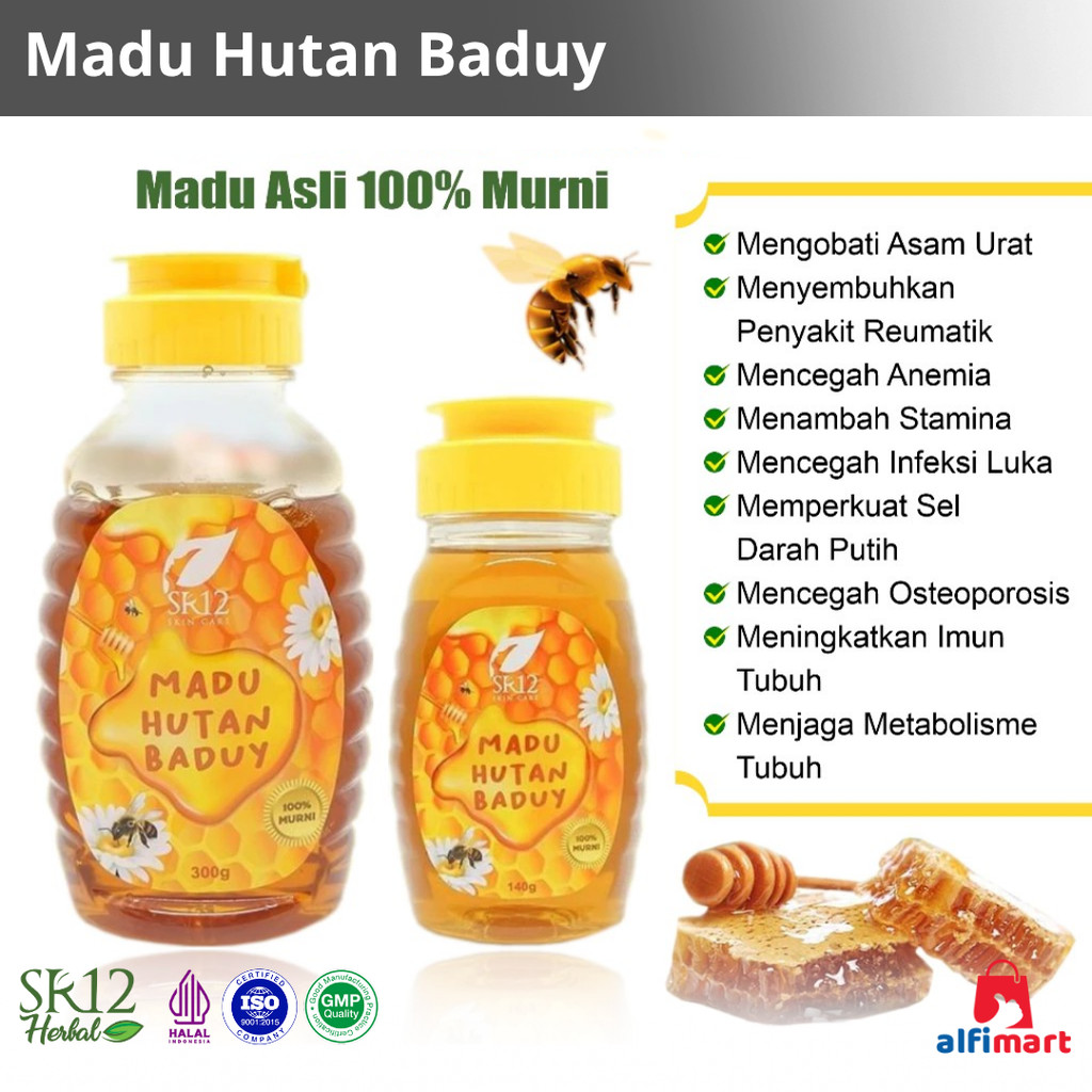 

SR12 - Madu Hutan Baduy 140g 300g / Madu Murni Asli Hutan Baduy 140 gram 300 gram