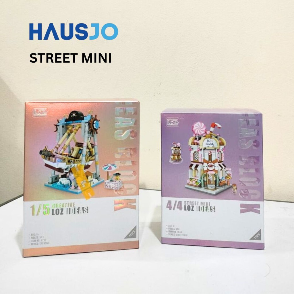 Bricks LOZ Mini Street Block Series