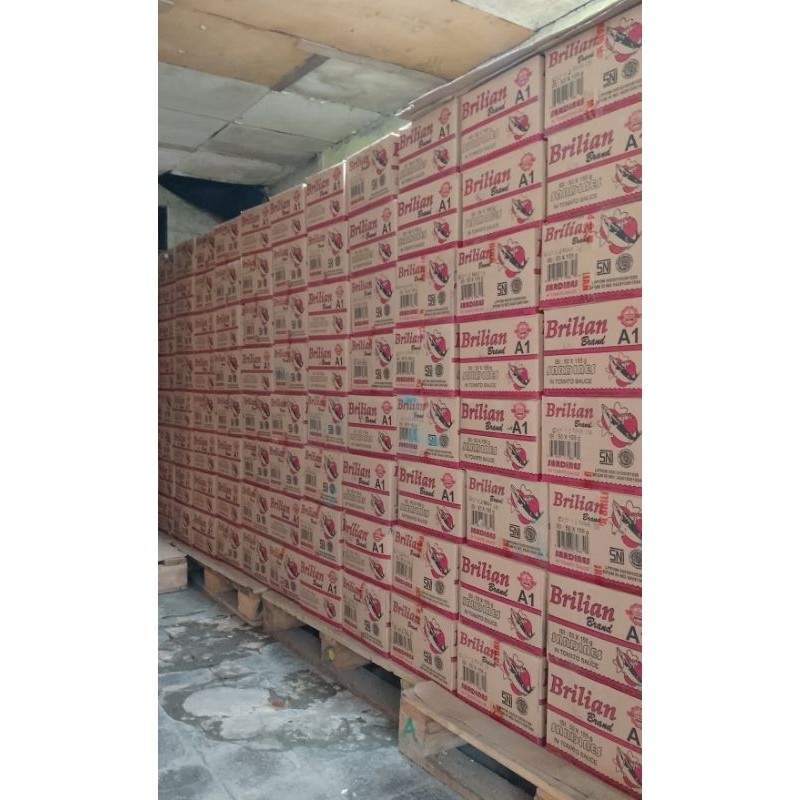 

sarden brilian155 gr 1 karton isi 50 kaleng exspayer 2028