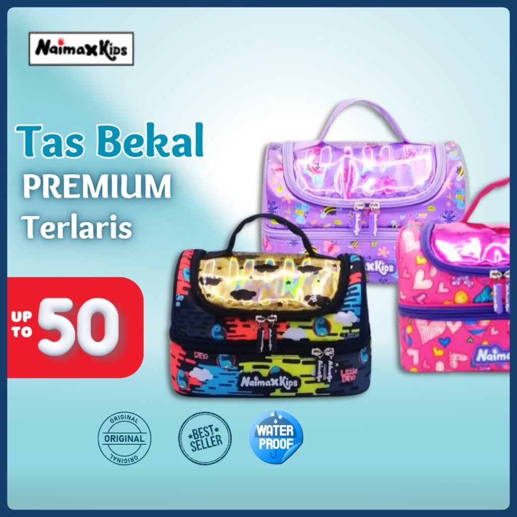TAS BEKAL NAIMAX KIDS LUNCH BOX NAIMAX KIDS