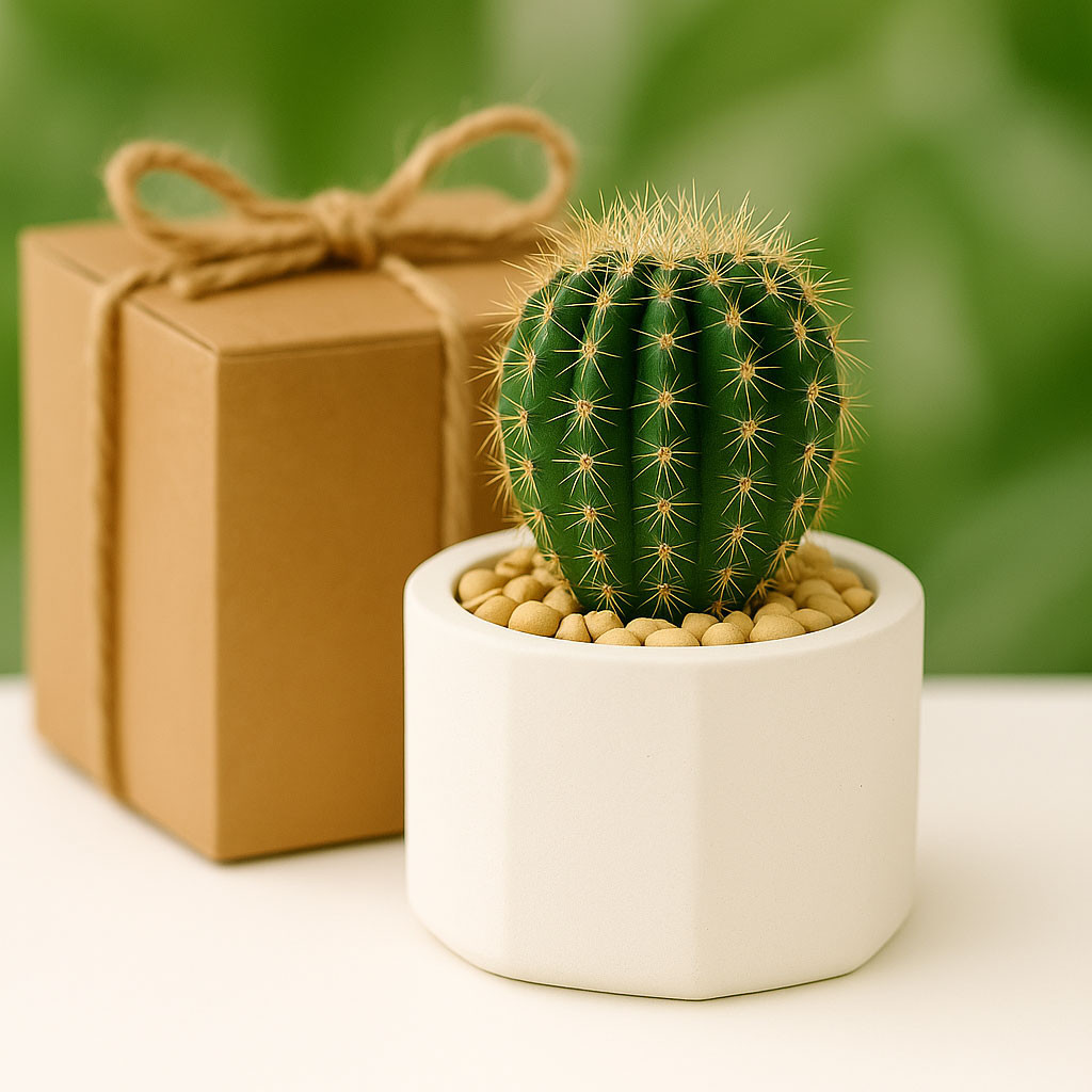 Promo Paket Lengkap Kaktus TERMURAH Sukulen Mini Pot Semen FREE POT, MEDIA TANAM, Hexagonal DAN BATU
