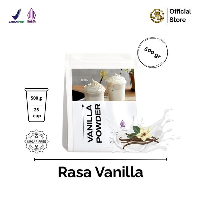 

[Best Seller] Bubuk Minuman Premium Vanilla 1Kg || Jakarta Bubble Drink bubuk minuman aneka rasa - 500 gram