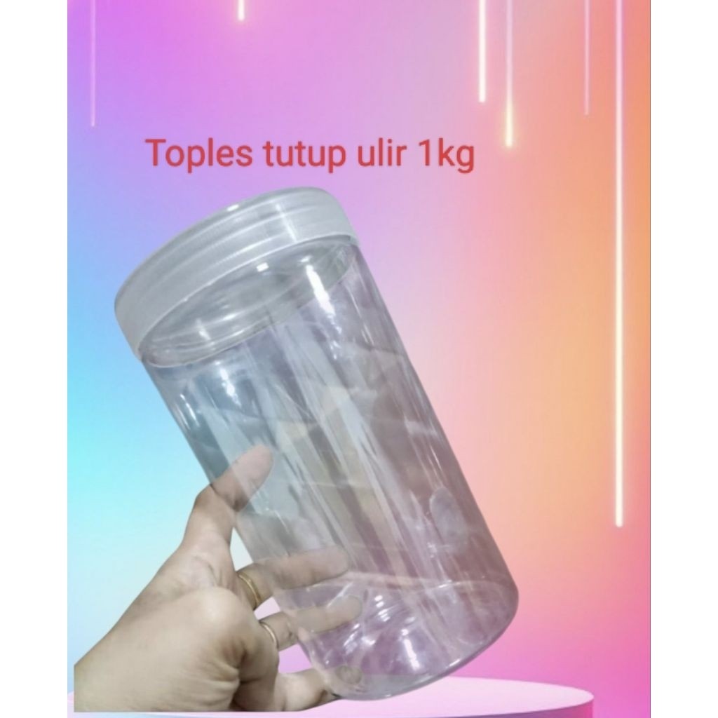 

Toples 1kg tutup ulir / TOPLES PLASTIK 1 kg
