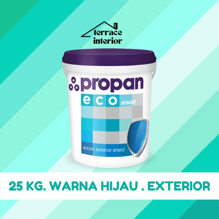 Cat Tembok Exterior Propan Eco Shield  Warna Tosca 25 Kg
