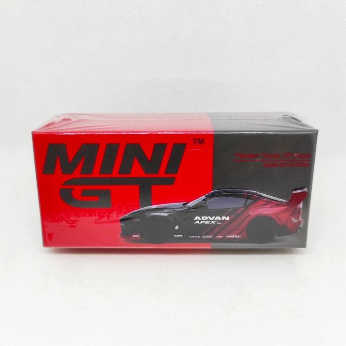 Diecast MiniGT Pandem Toyota GR Supra Advan 2019 SEMA MGT Miniatur Car