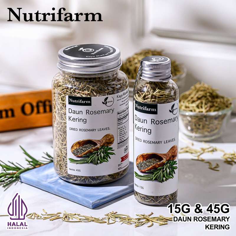 

Nutrifarm Daun Rosemary Kering Bubuk 15g 45g