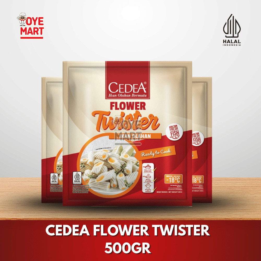 

CEDEA FLOWER TWISTER 500GR / IKAN OLAHAN