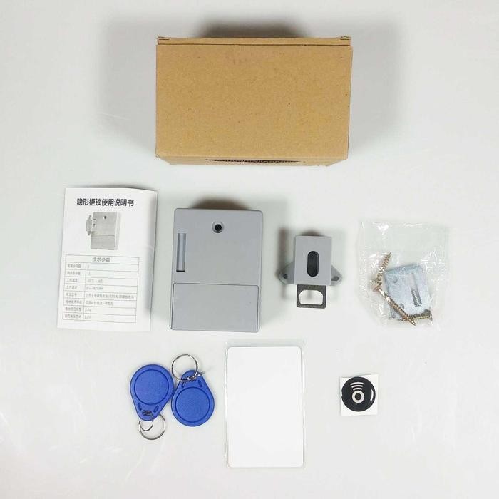 

Golden Security Kunci Lemari Sensor RFID Keyless Cabinet Door Lock - S - HitamSale