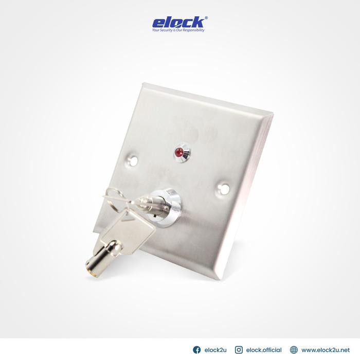 

ELOCK | Door Release Key Switch with LED | Stainless Steel