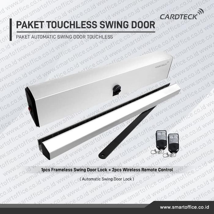 

Automatic Swing Door Lock Kaca Frameless Door Closer Otomatis Touchles - Tanpa No Touch