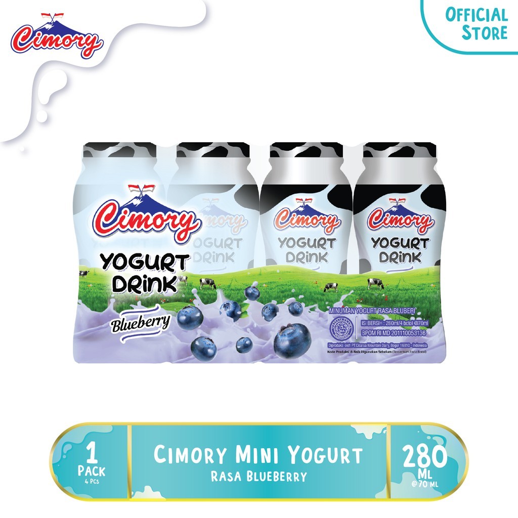 

Cimory Yogurt Drink Mini Blueberry 70 ml Banded 4