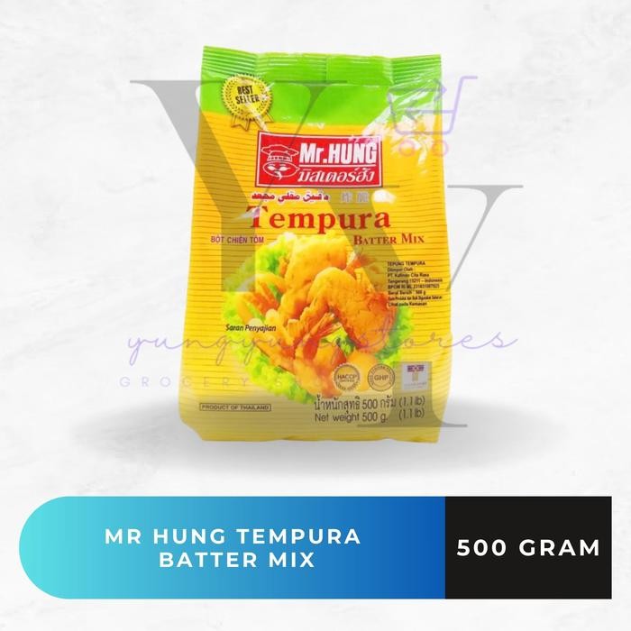 

Mr. Hung Tepung Tempura / Seafood / Fried Chicken Batter Mix Flour Thailand 500 gram - Tempura