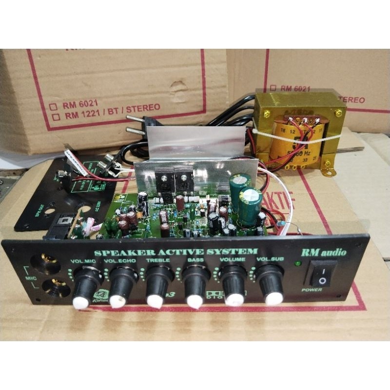 WOW Kit Power spiker aktif mono Echo+Trafo 5 amper
