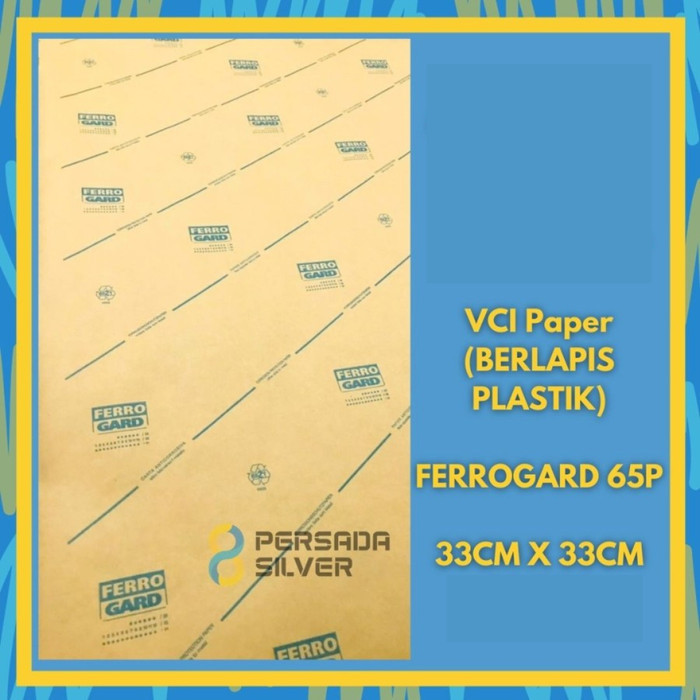 best -KERTAS ANTI KARAT VCI Ferrogard 65P Ukuran 33cm X 33cm 1 Pack (50 PCS)