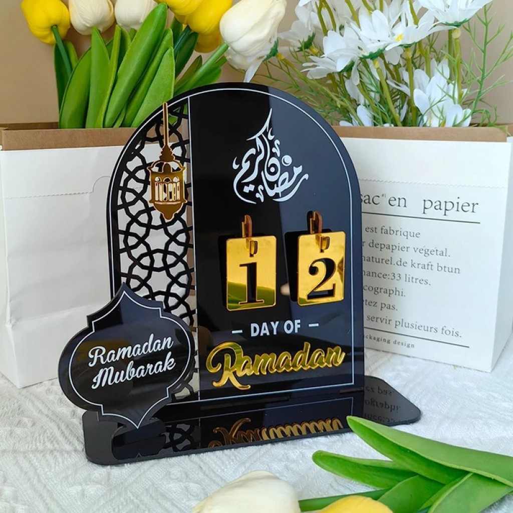 

Kalender Ramadhan Puasa Acrylic Ramadan Calendar Decoration - LD010