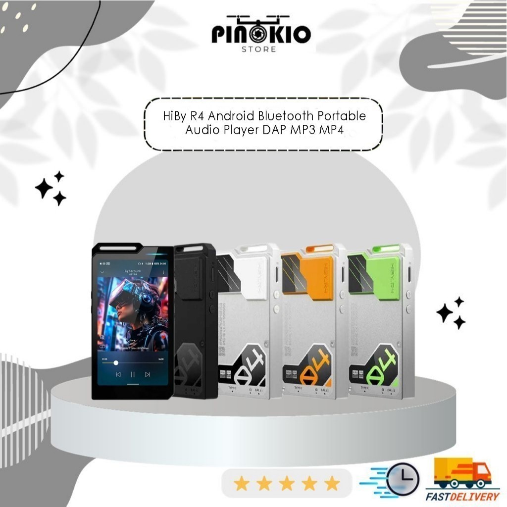 293 HiBy R4 Android Bluetooth Portable Audio Player DAP MP3 MP4