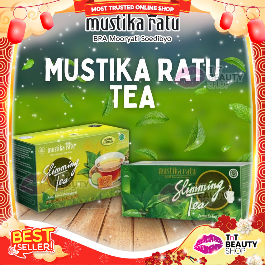 

Mustika Ratu Slimming Tea 15 - 30 Bag - teh diet dan detox - Honey Lime - Sirsak | TnT Beauty Shop