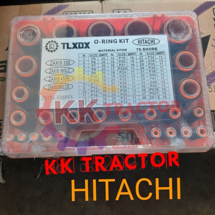 ORING BOX HITACHI O-RING HITACHI ORING HITACHI EX200 ZX210 BAHAN VITON berkualitas