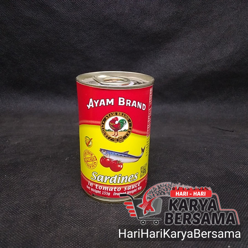 

MAKANAN KALENG AYAM BRAND IKAN SARDINES 155GR