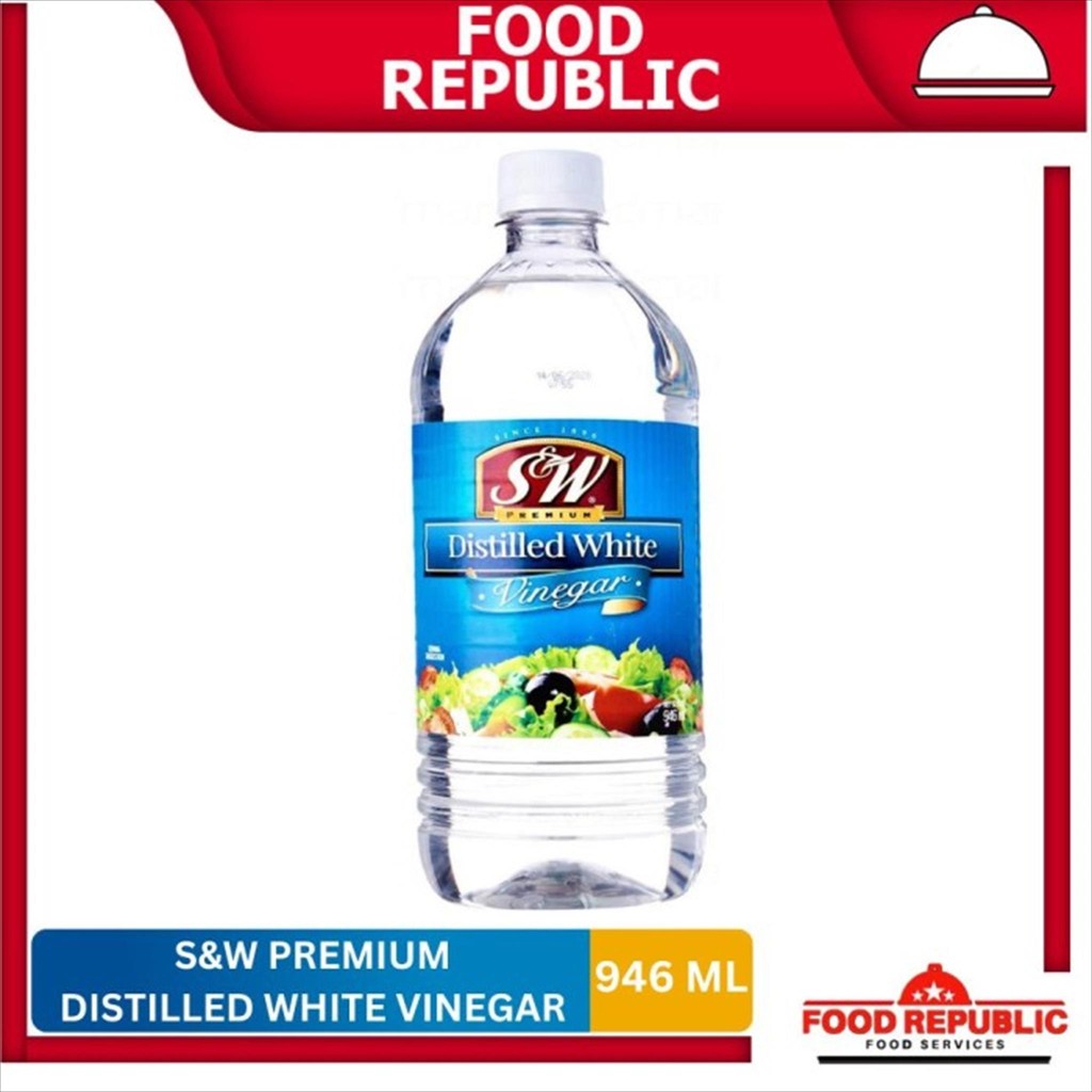 

S&W Premium Distilled White VIinegar 946ml SW AIR CUKA PUTIH 5% Acidity