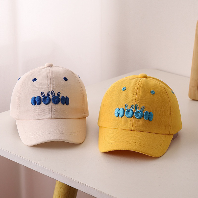 Topi Baseball Anak Laki Laki Motif ICON MOON Korea Style Kids / Topi Anak Perempuan MOON