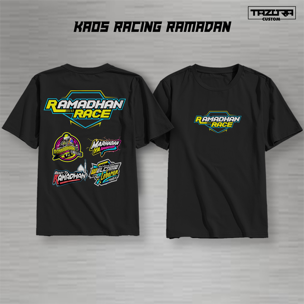 Kaos sablon satuan - Kaos Request Racing Murah - kaos bebas Nama Dan No Racing - Kaos sablon depan d