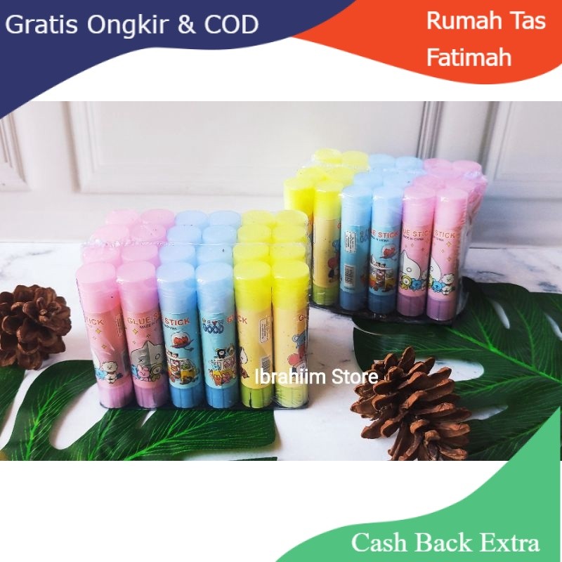 

Promo (ISI 24 PCS) LEM STIK KARAKTER LEM MURAH LEM KERTAS LEM STICK MURAH LEM KERTAS KECIL 10g GLUE STICK / GLUE STICK FANCY LEM KERTAS STICK By Rumah Tas Fatimah