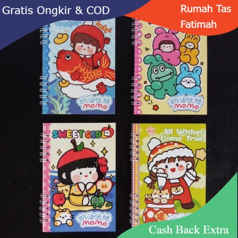 

Promo NOTEBOOK ANAK KARAKTER LUCU / BUKU NOTEBOOK SPIRAL ANAK LUCU By Rumah Tas Fatimah