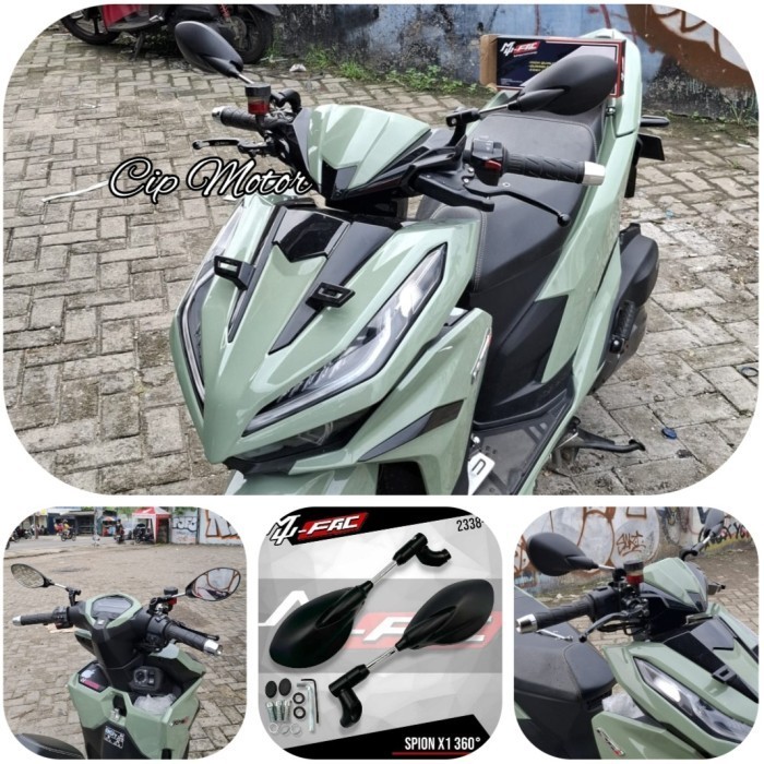 Spion Lipat Vietnam Model X1 Motor Yamaha Nmax Aerox Mio Fino Lexi Vixion Xride Jupiter Mx Vega Fila