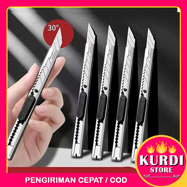 

Cutter Mini Stainless / Pisau Cutter Besi / Pemotong Kertas Multifungsi / Cutter Kecil Murah / TS-105