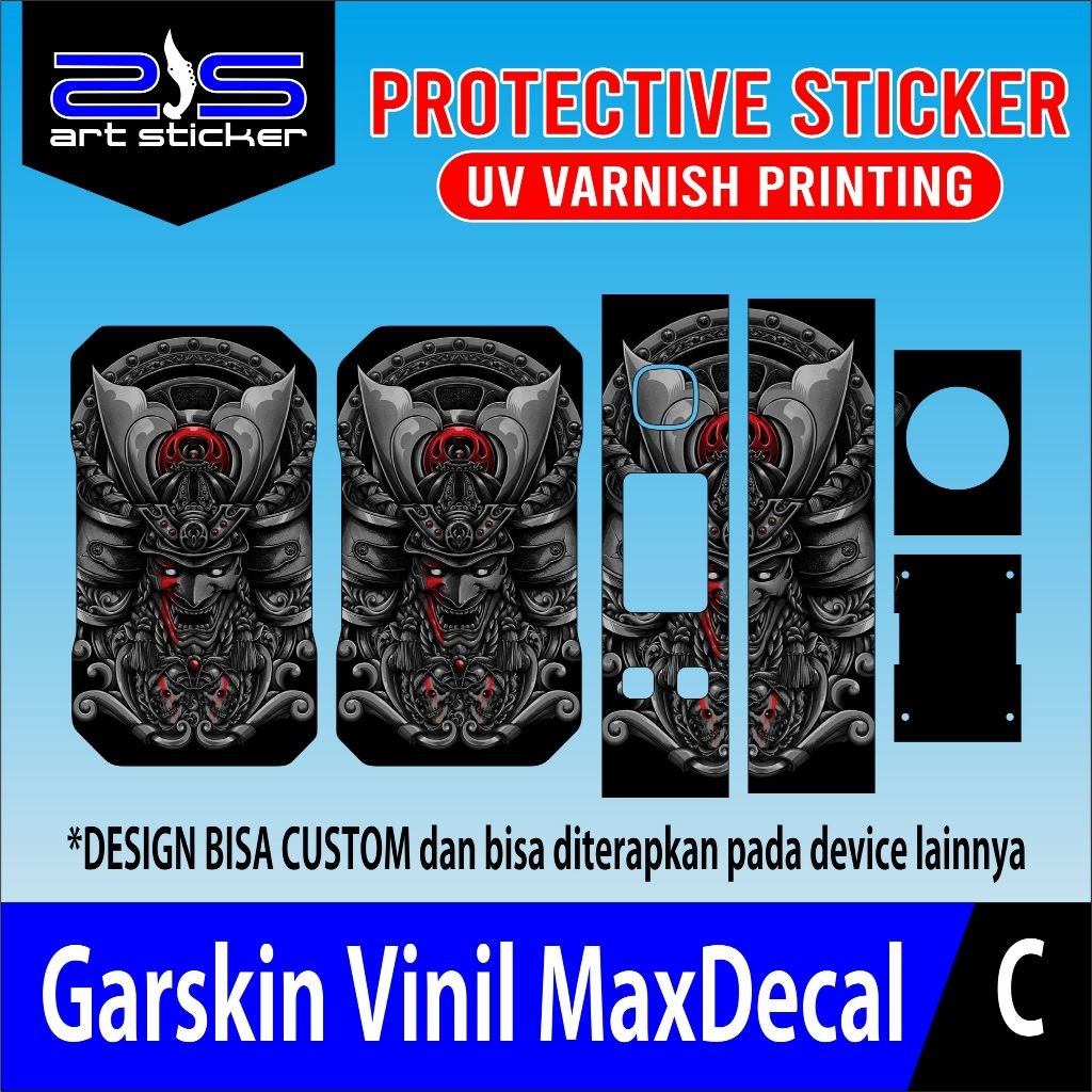 

StikerVeee2 UV Varnish Printing Shogun Black