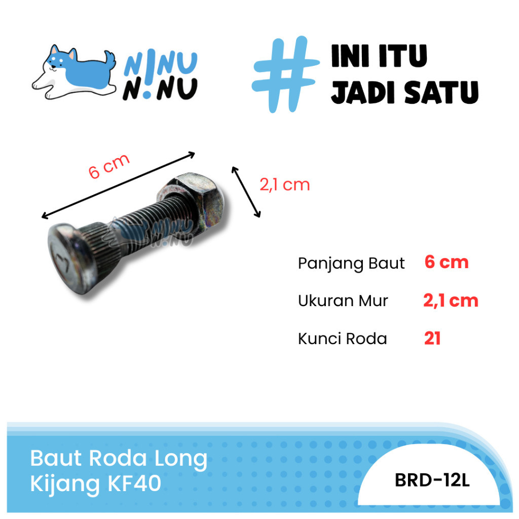 Baut Roda Toyota Kijang KF40 Panjang