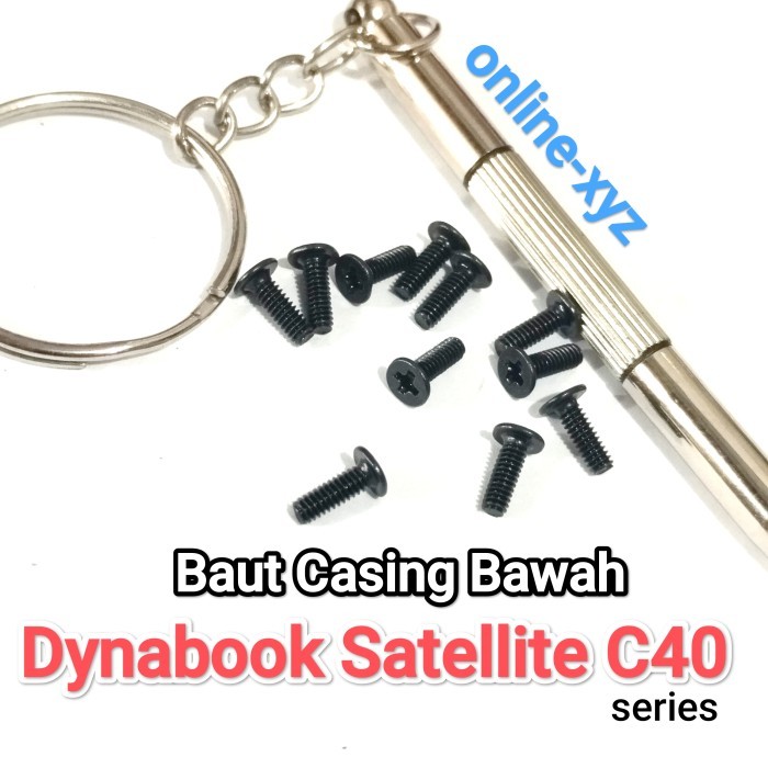 baut mur sekrup casing Dynabook Satellite C40 h g j C40h C40g C40j