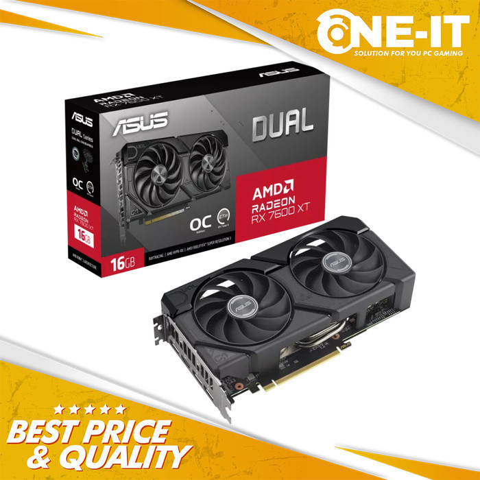VGA ASUS Dual Radeon RX 7600 XT OC 16GB GDDR6 16G