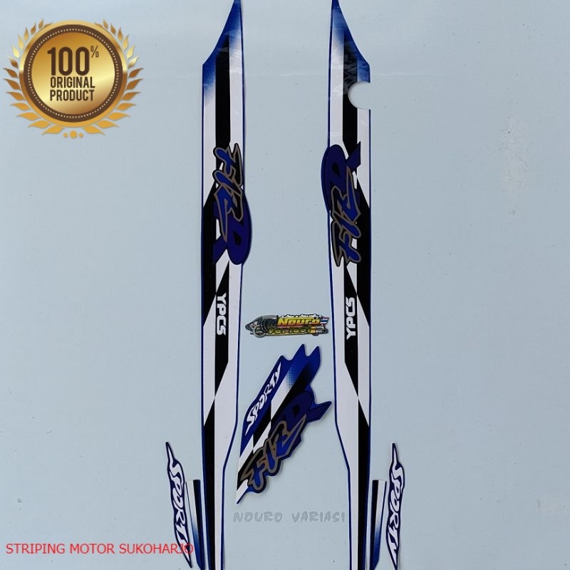 (ORI) striping yamaha fizr fiz r 1995 1996 sporty biru  kualitas original