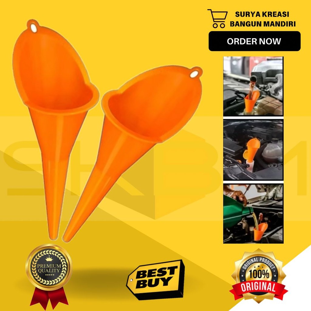 SKBM - CORONG PANJANG OLI RADIATOR AIR MINYAK BENSIN - CORONG SERBAGUNA