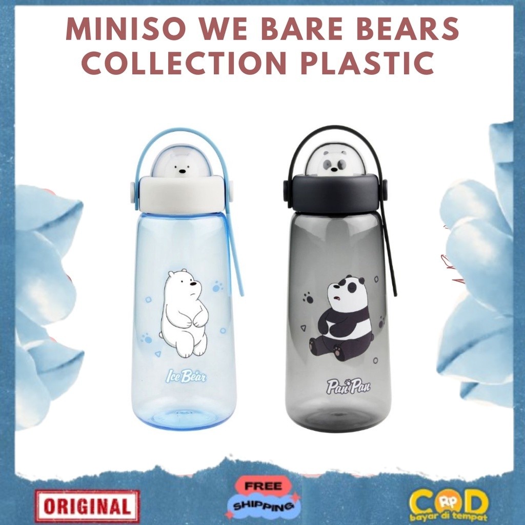 MINISO WE BARE BEARS COLLECTION PLASTIC