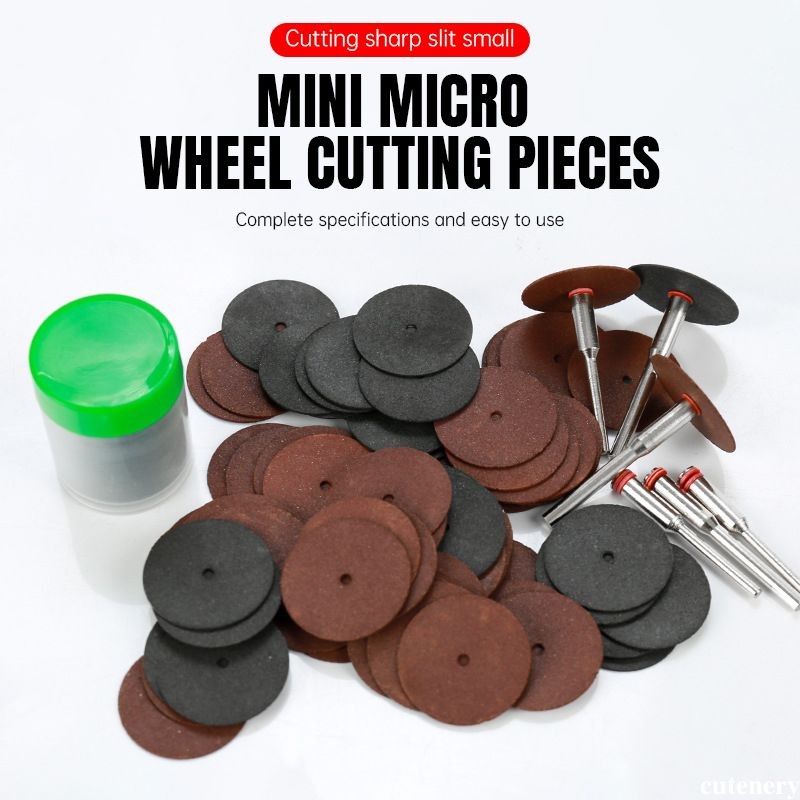 Mata Gerinda Potong Resin Batu Ukir Mini Grinder Cutting Disc Tuner Hitam Coklat cutenery