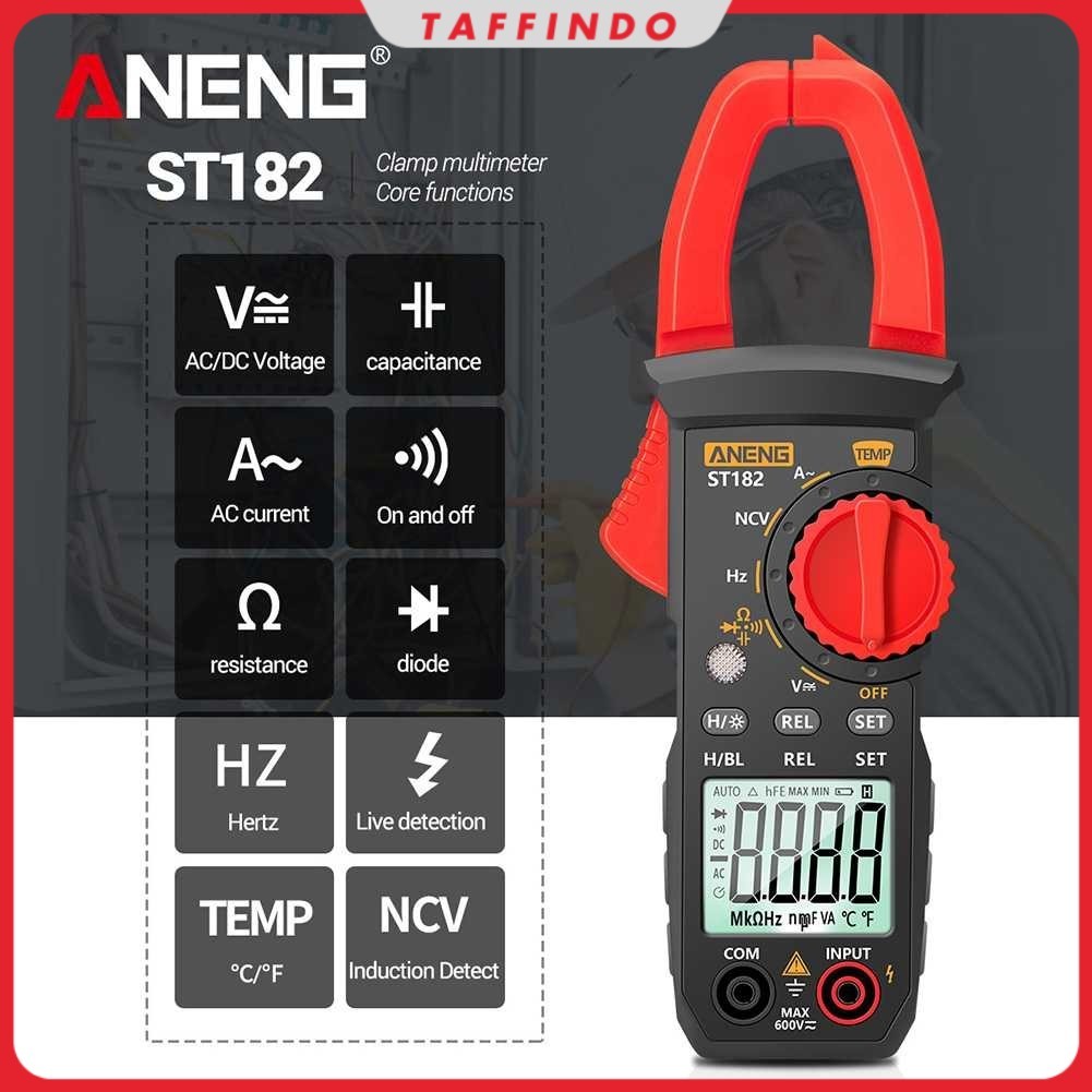 ANENG Digital Multimeter Voltage Tester Clamp Meter Auto Shutdown - ST182