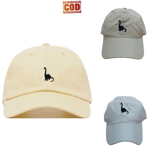 OBRAL TOPI BRONTOSAURUS / TOPI BASEBALL BORDIR BRONTOSAURUS UNISEX REMAJA DEWASA