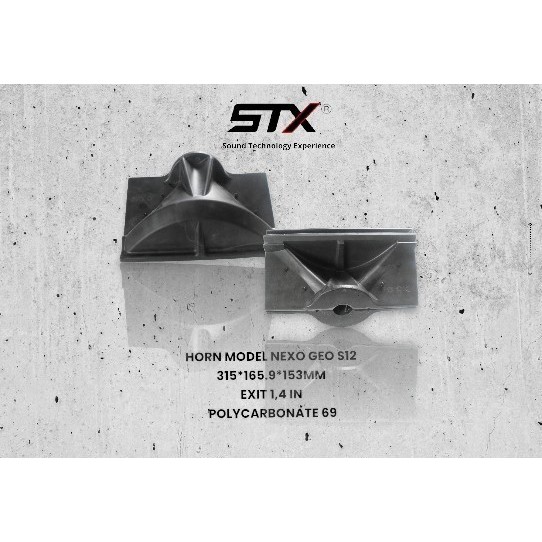 Horn Speaker NEXO - Corong Spiker Model NEXO Exit 1.4 inch Bahan Polycarbonate STX H0069