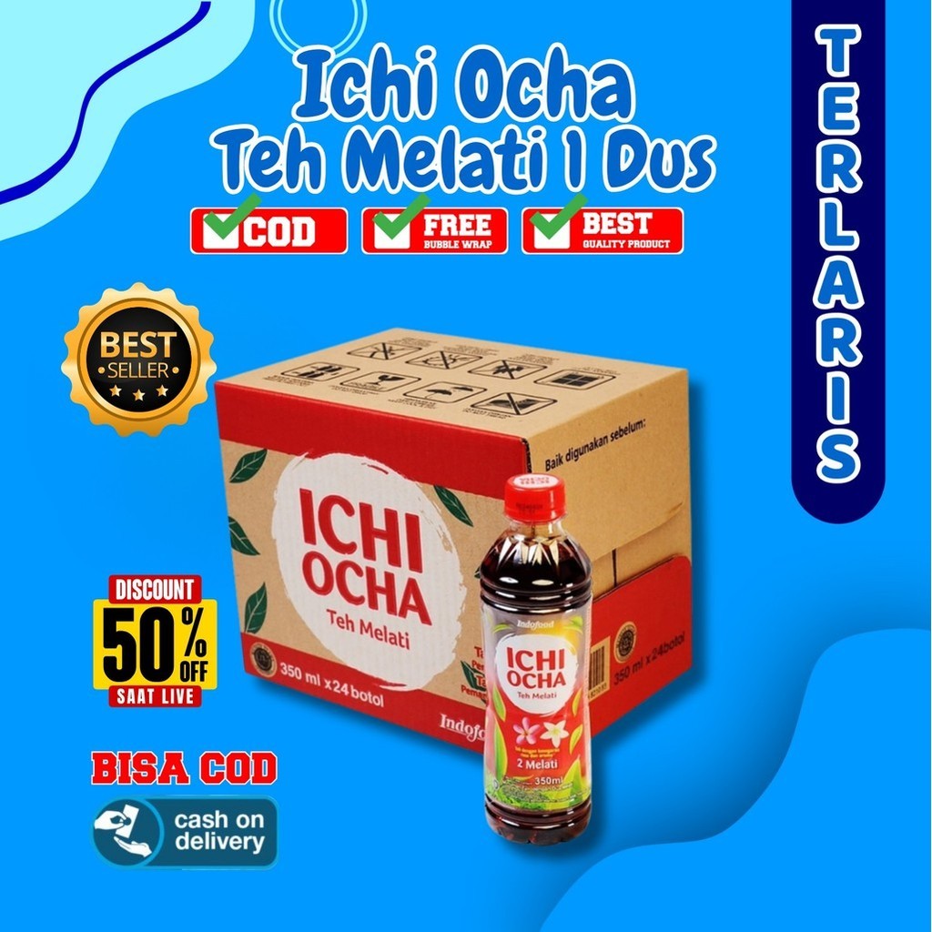 

Ichi Ocha Teh Melati 1 Dus 24x350 ml