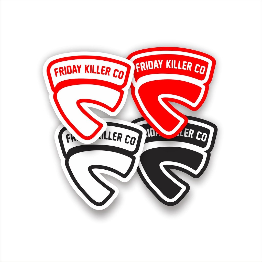 

Stiker graftac brand distro Friday killer art sticker lokal brand